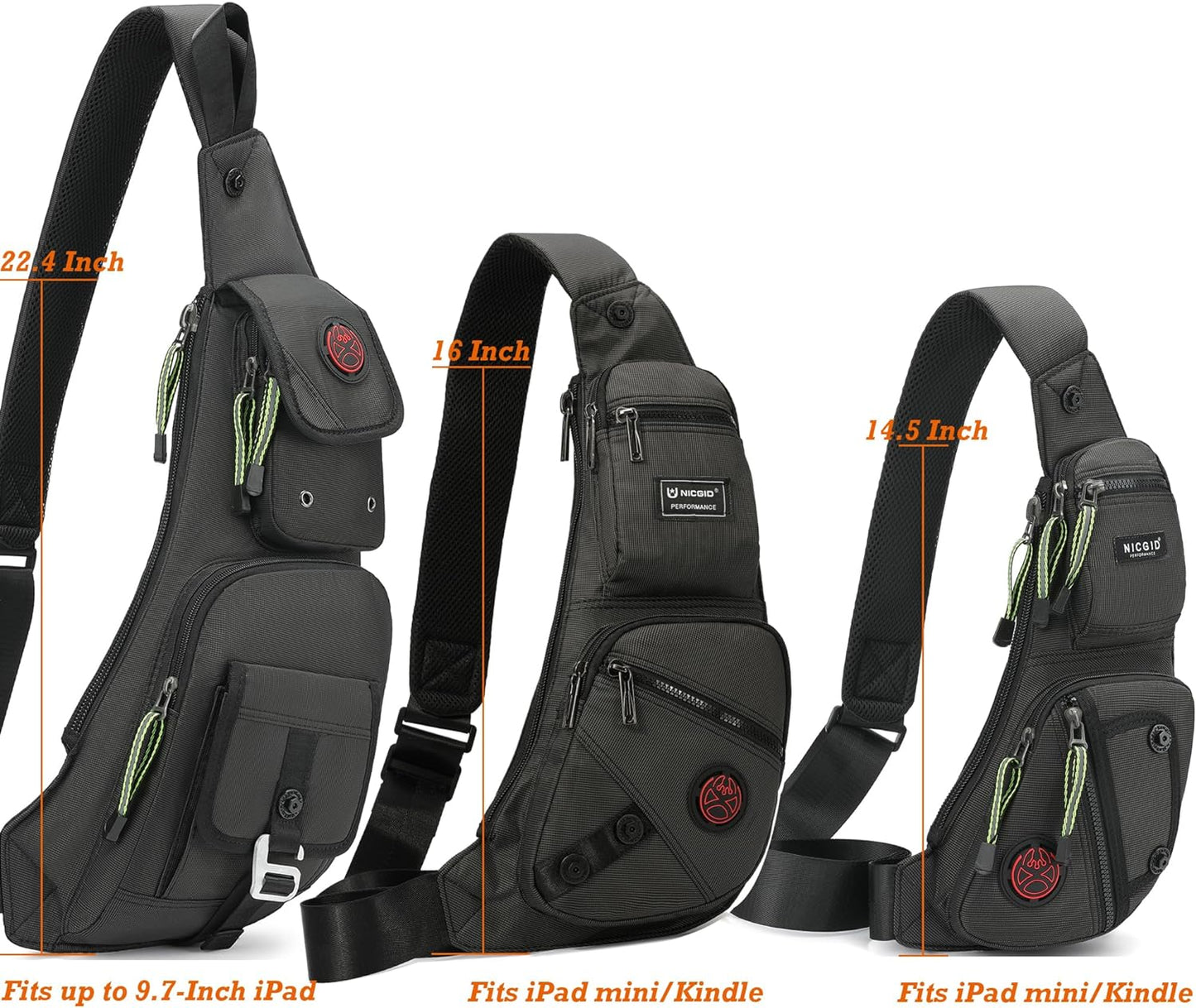Stylish NICGID Sling Bag: The Perfect Chest & Crossbody Daypack for Everyone!