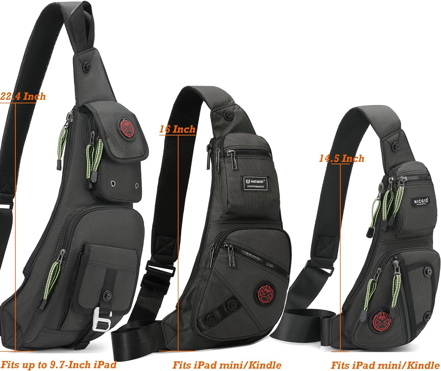 Stylish NICGID Sling Bag: The Perfect Chest & Crossbody Daypack for Everyone!