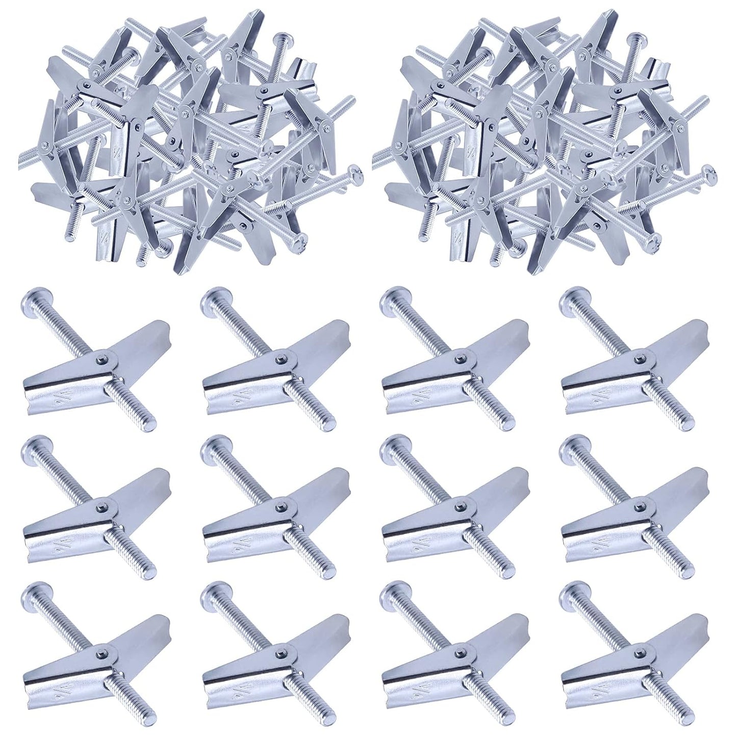 Say goodbye to wall damage! Check out our Swpeet 30PC Toggle Bolt & Wing Nut Kit - perfect for securely hanging heavy items on drywall! 🛠️💪 #HomeImprovement #DIY