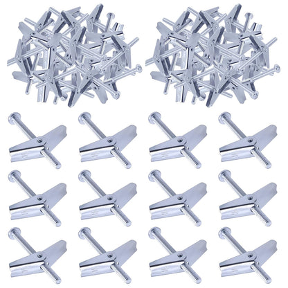 Say goodbye to wall damage! Check out our Swpeet 30PC Toggle Bolt & Wing Nut Kit - perfect for securely hanging heavy items on drywall! 🛠️💪 #HomeImprovement #DIY