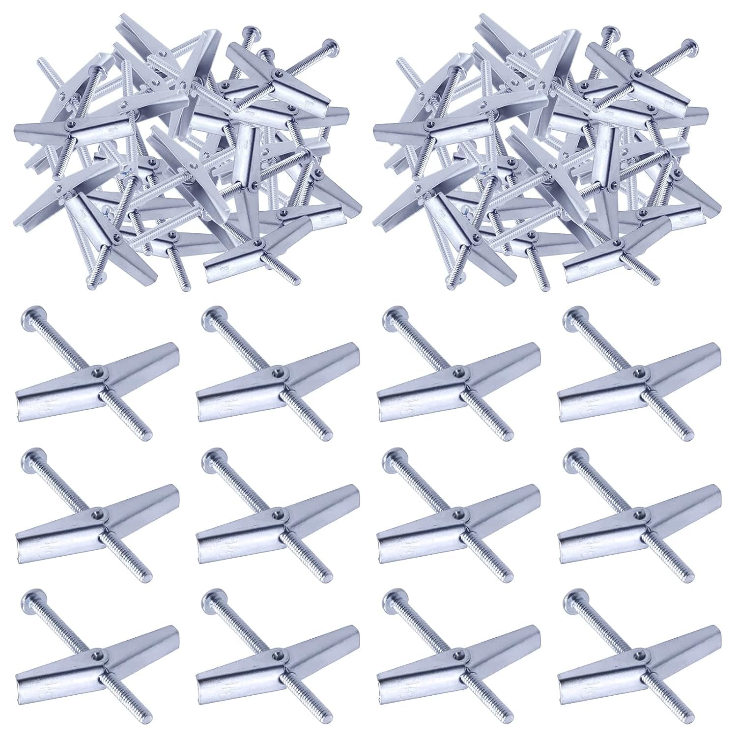 Say goodbye to wall damage! Check out our Swpeet 30PC Toggle Bolt & Wing Nut Kit - perfect for securely hanging heavy items on drywall! 🛠️💪 #HomeImprovement #DIY