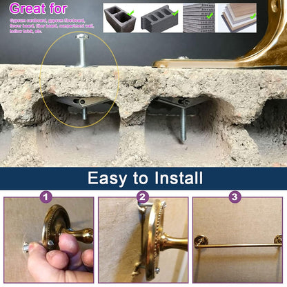 Say goodbye to wall damage! Check out our Swpeet 30PC Toggle Bolt & Wing Nut Kit - perfect for securely hanging heavy items on drywall! 🛠️💪 #HomeImprovement #DIY