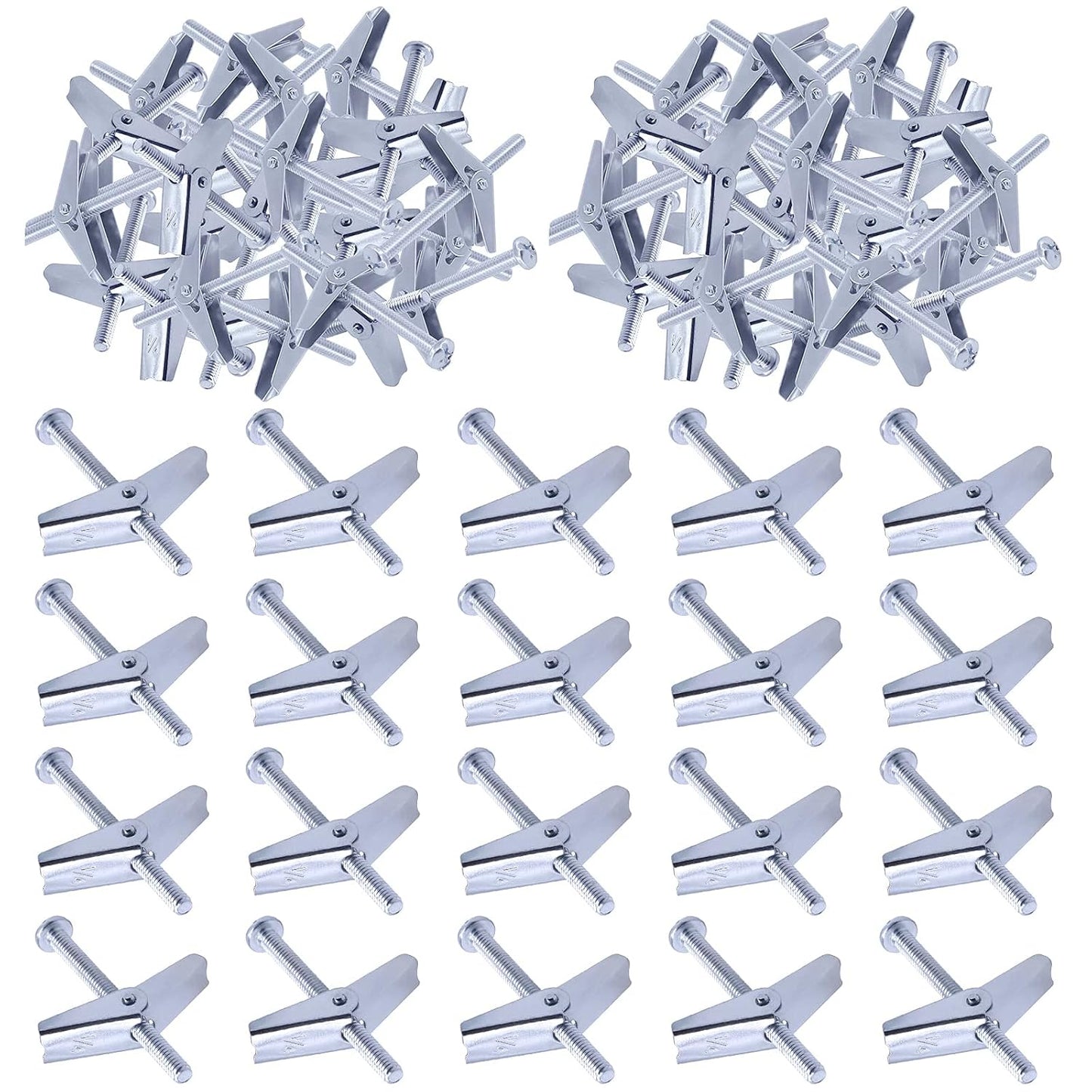 Say goodbye to wall damage! Check out our Swpeet 30PC Toggle Bolt & Wing Nut Kit - perfect for securely hanging heavy items on drywall! 🛠️💪 #HomeImprovement #DIY