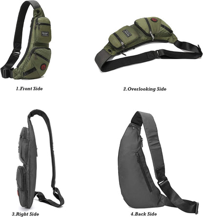 Stylish NICGID Sling Bag: The Perfect Chest & Crossbody Daypack for Everyone!