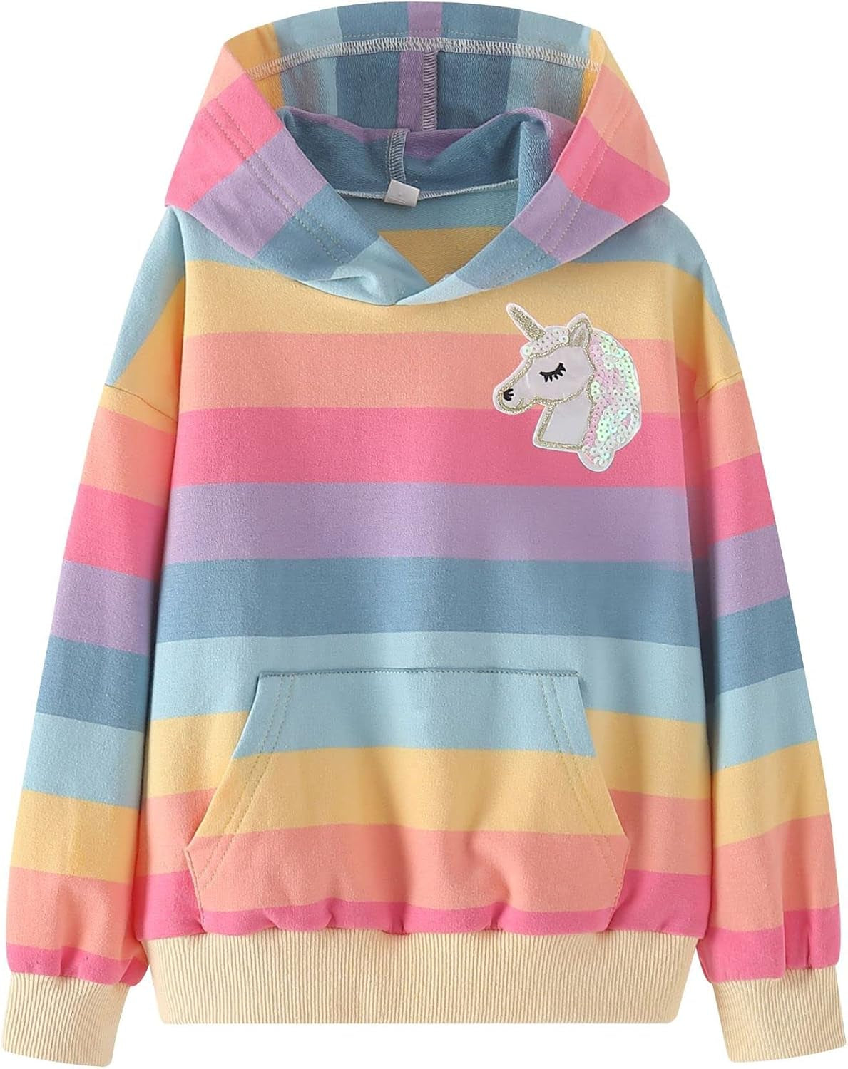 Sweatshirts for Girls Toddler & Kids II Little Girl'S Pullover Tops Sweaters & Hoodies