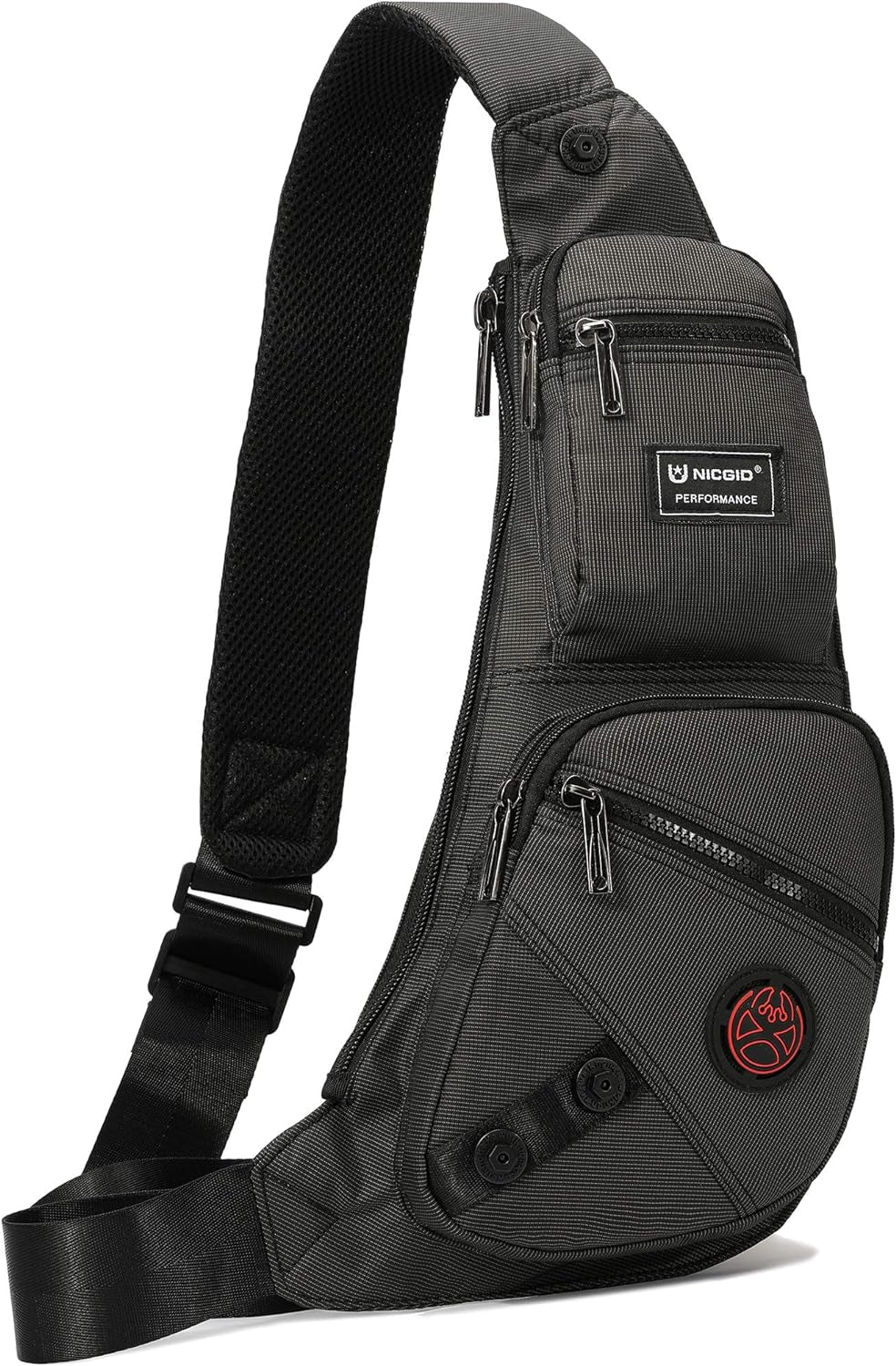 Stylish NICGID Sling Bag: The Perfect Chest & Crossbody Daypack for Everyone!