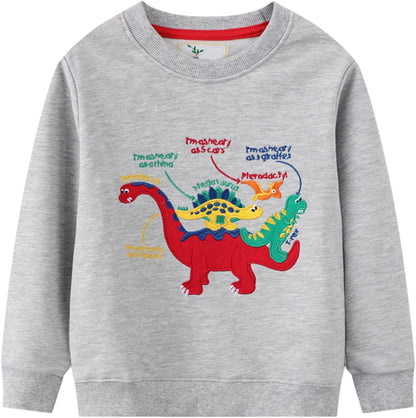 Toddler Boys Graphic Crewneck Sweatshirts 2-Pack, Sizes 2T-7